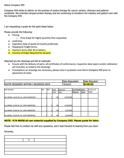 Submitting an RFQ from Our Metal Fabrication Shop 